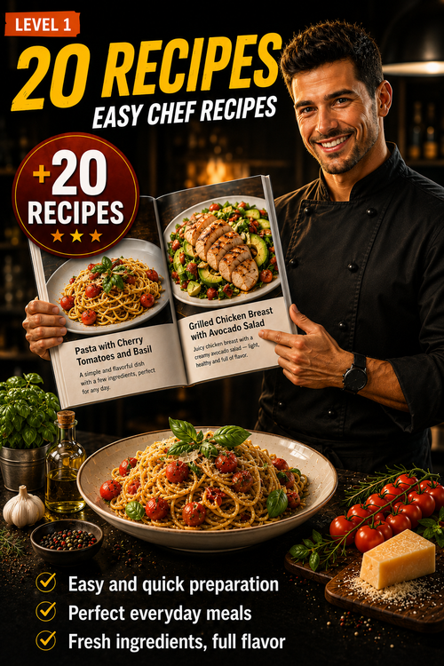 Level 2 – 20 Recipes: Easy Chef Recipes